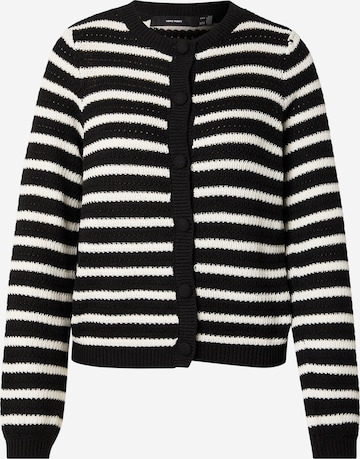 Cardigan 'VMGORGEOUS' VERO MODA en noir : devant