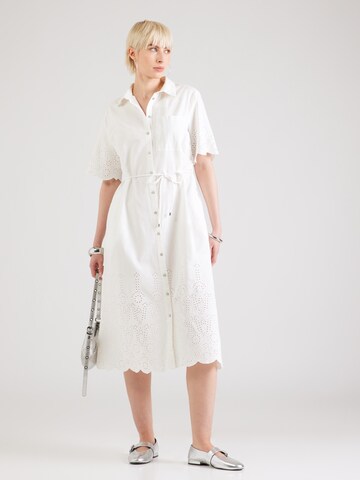 YAS Shirt Dress 'YASELLANOR' in White