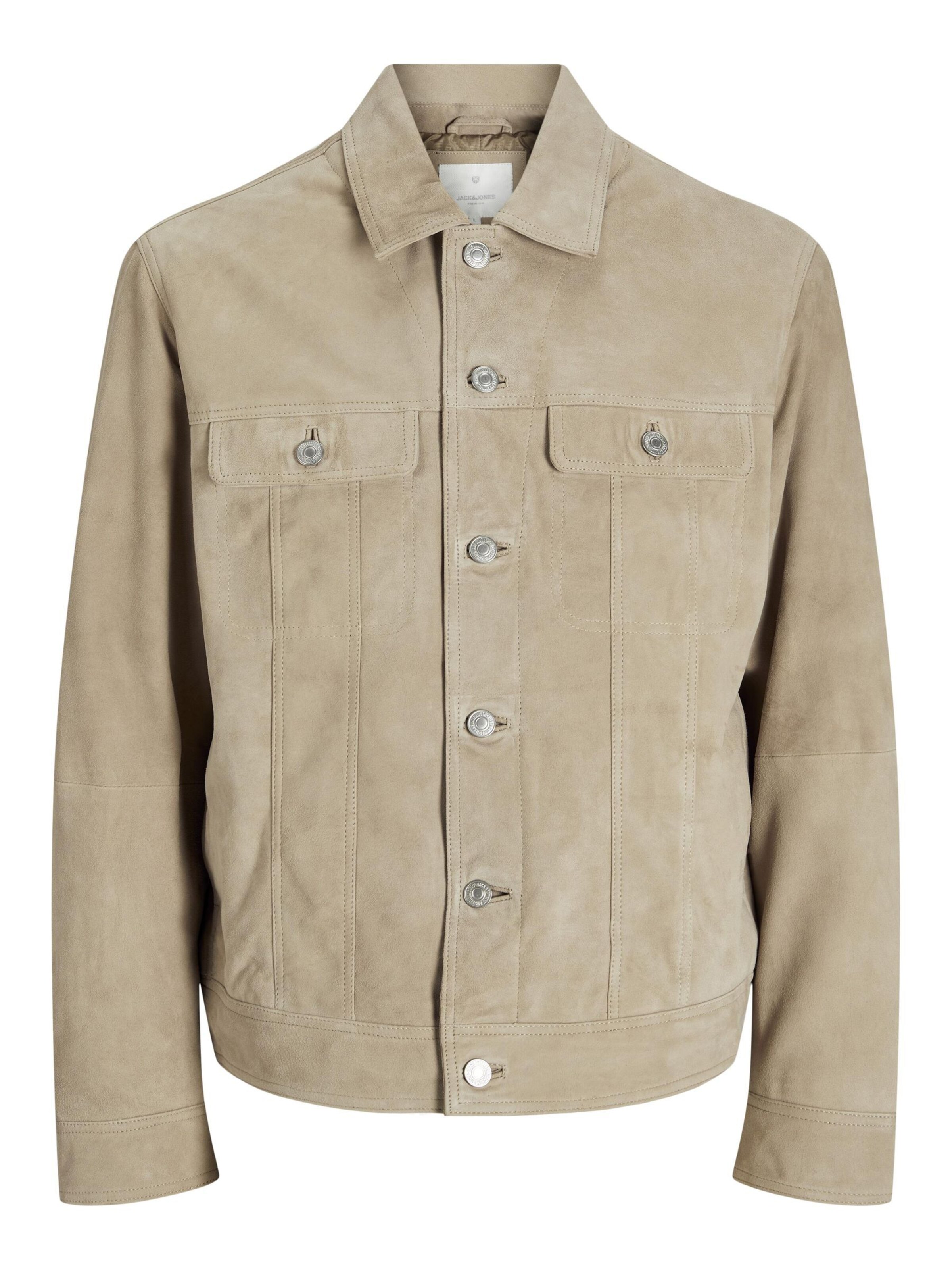 JACK & JONES Tussenjas in Bruin: voorkant