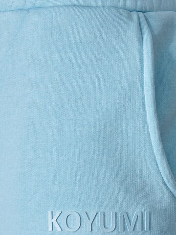 Regular Pantalon de sport 'Inspector' Koyumi en bleu