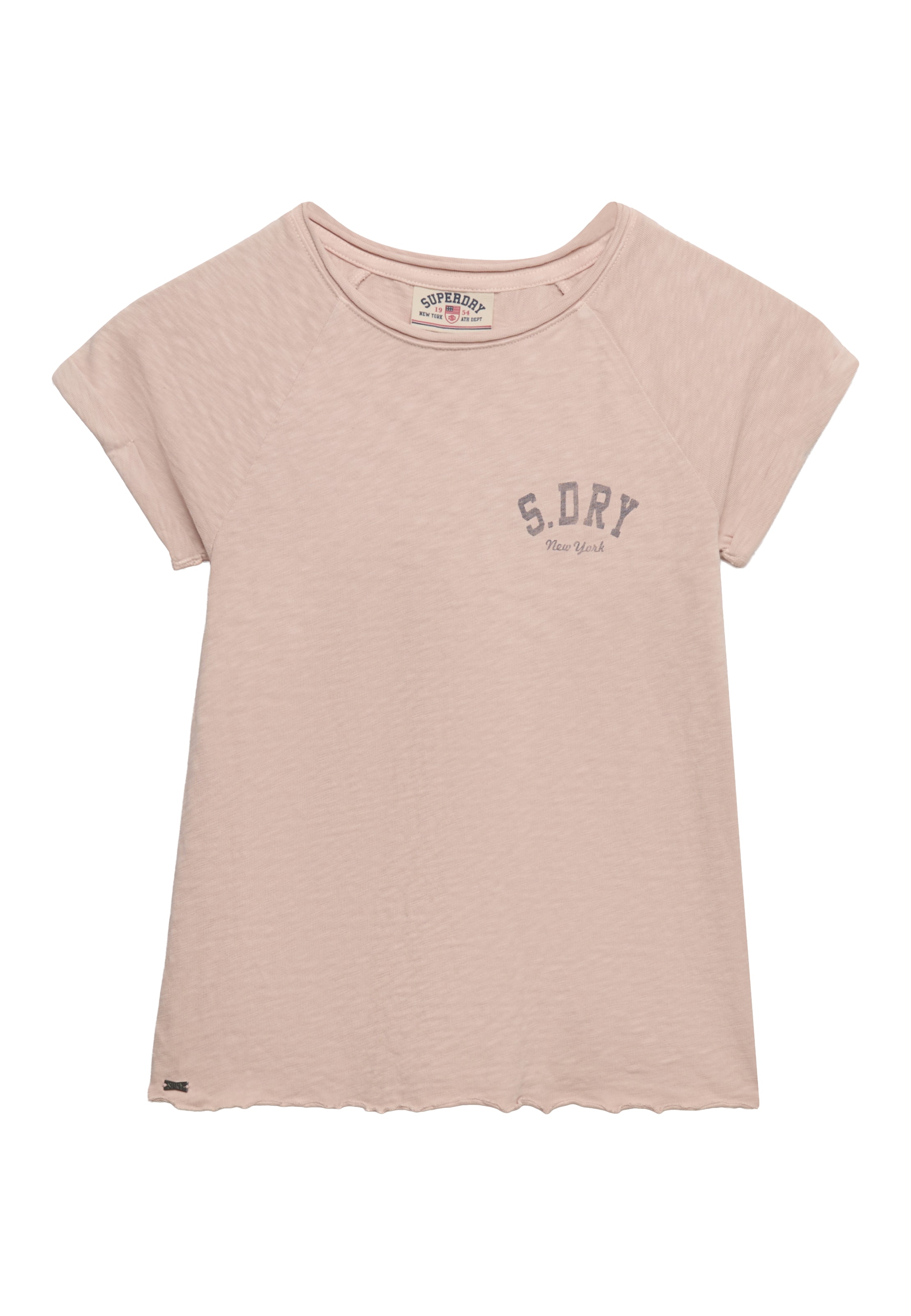 Superdry & Co Μπλουζάκι 'Athletic Essentials' σε ροζ: μπροστά