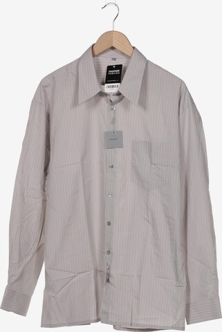 MONTEGO Button Up Shirt in XXL in Grey: front