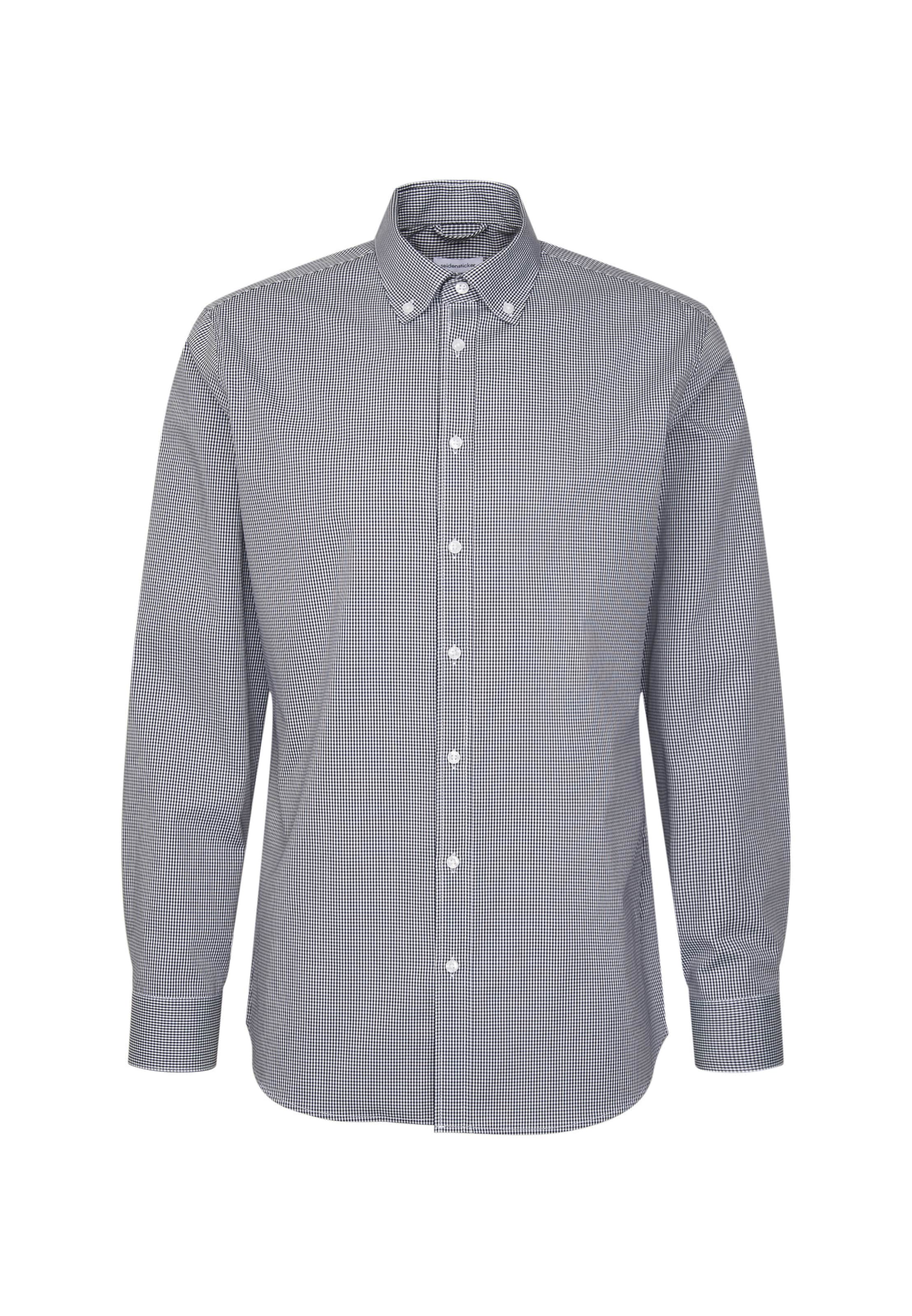 SEIDENSTICKER Slim Fit Hemd in Blau: Vorderseite