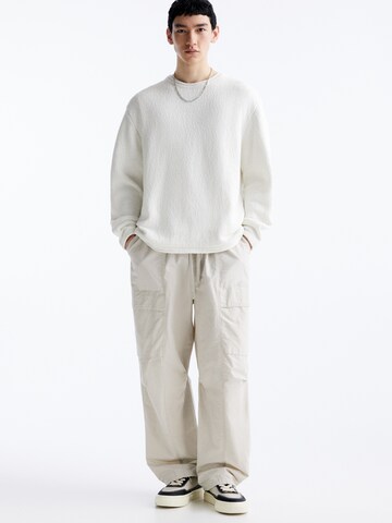 Pull-over Pull&Bear en blanc