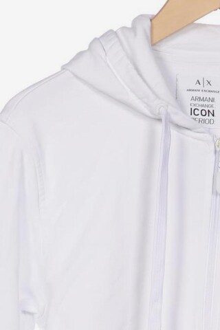 ARMANI EXCHANGE Sweatshirt & Zip-Up Hoodie in S in White
