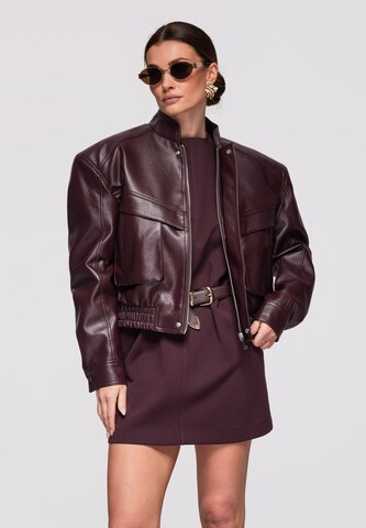 Ombre Between-Season Jacket in Red