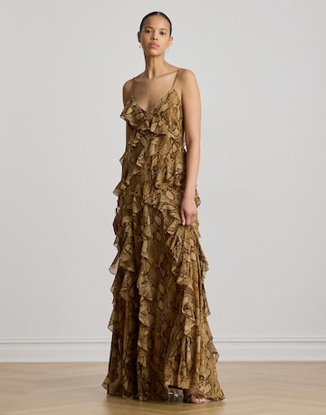 Abito estivo di Lauren Ralph Lauren in marrone: frontale
