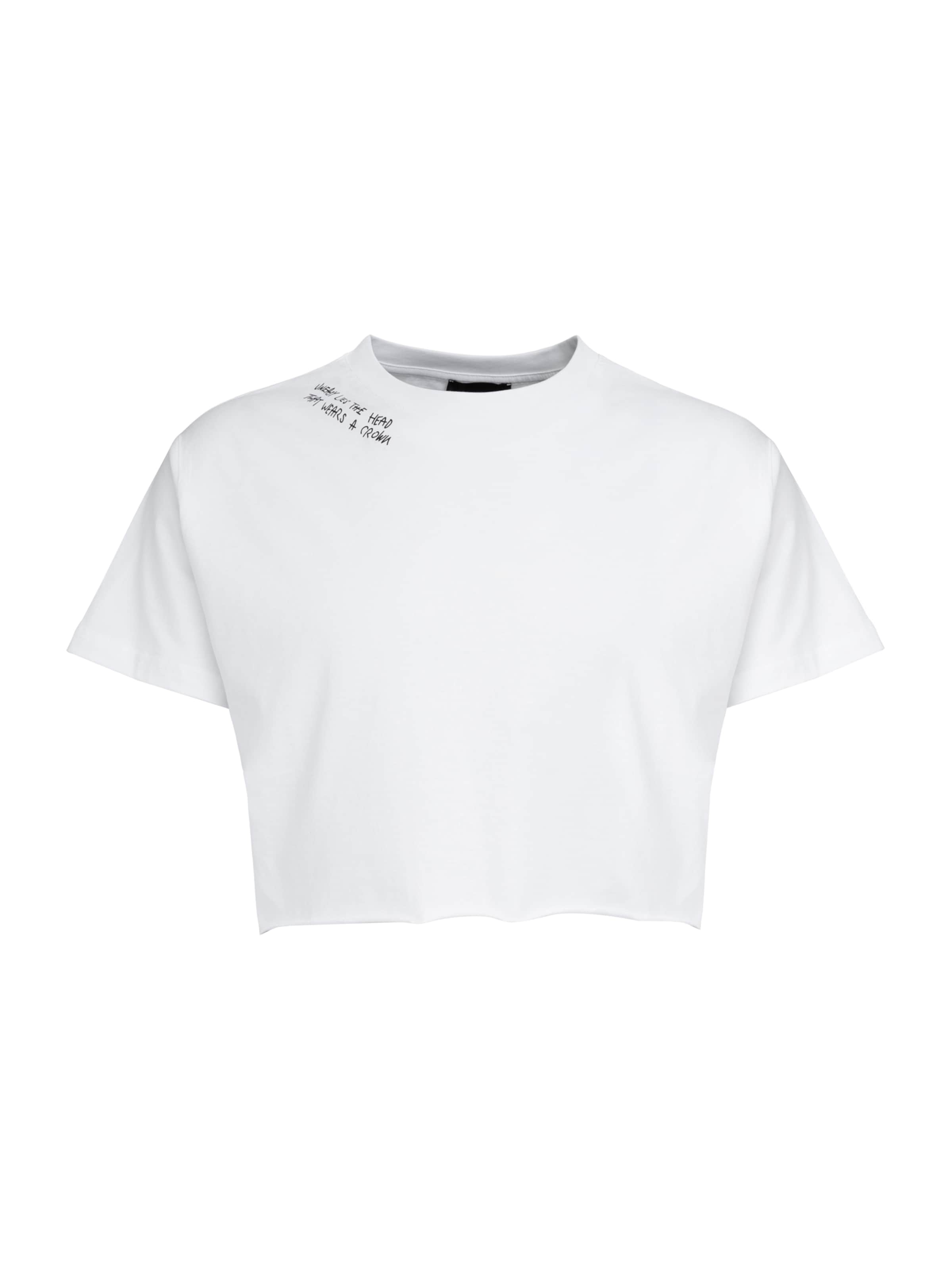 Women Plus sizes | Magdeburg Los Angeles Shirt 'Uneasy Head' in White - TR89073