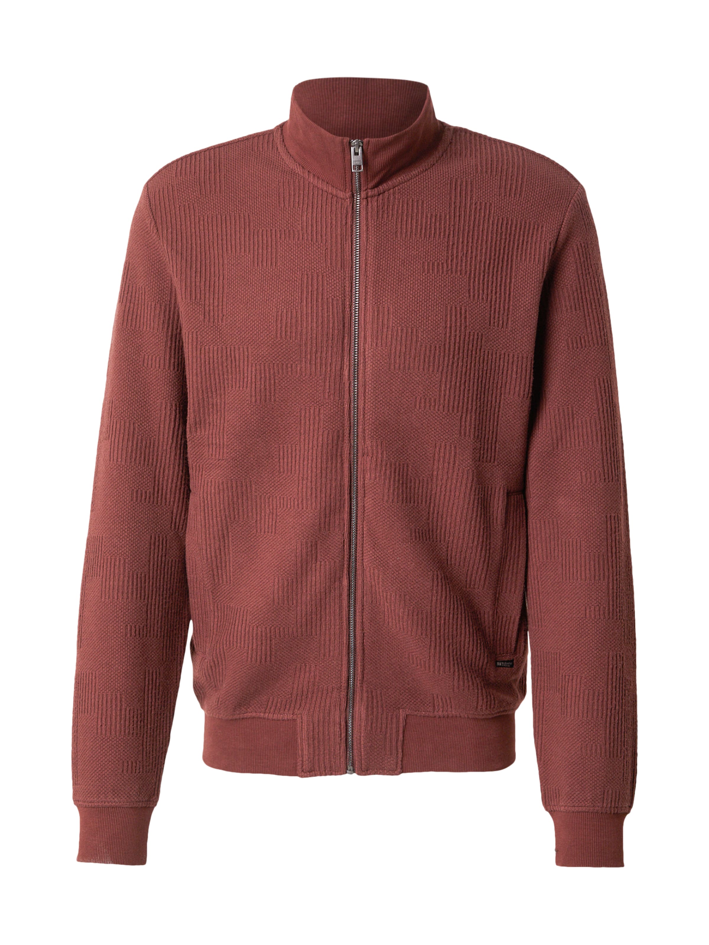 s.Oliver Кофта на молнии в Красный: спереди