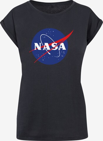 Merchcode T-Shirt 'NASA - Galaxy Space' in Blau: predná strana