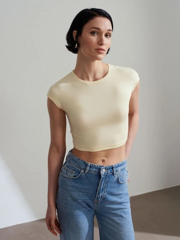 Dilvin Shirt in Gelb: Vorderseite