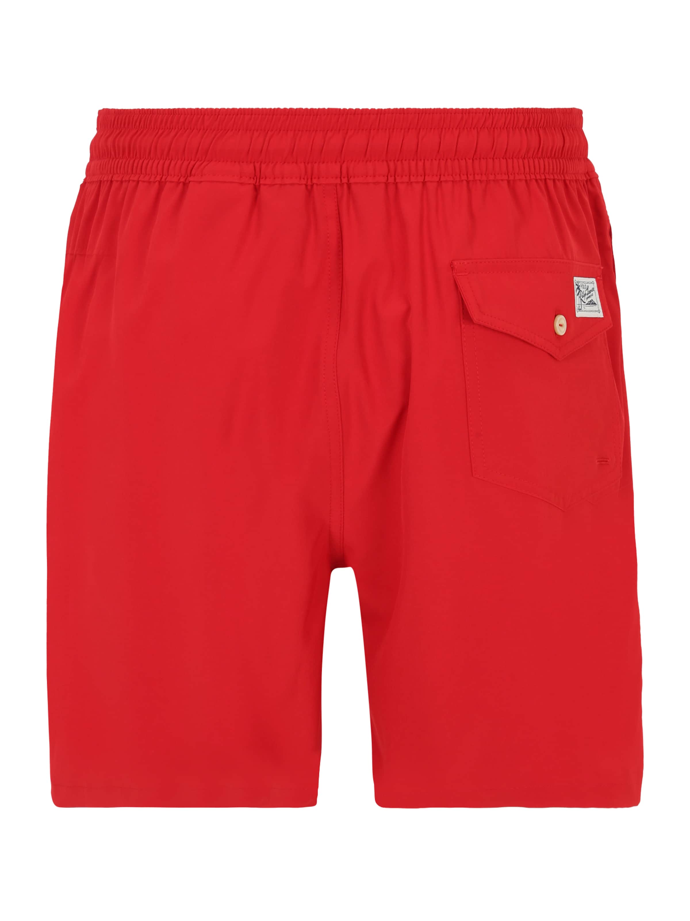 Shorts de bain 'TRAVELER' Polo Ralph Lauren en rouge