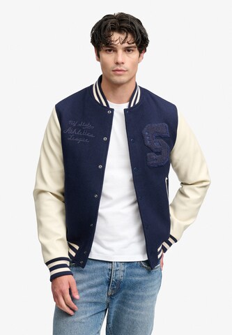 Superdry & Co Between-Season Jacket in Blue: front