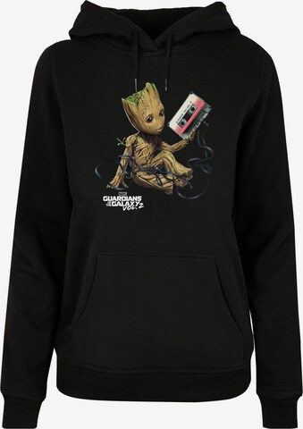 Sweat-shirt 'Marvel Guardians Of The Galaxy Vol2 Groot Tape' F4NT4STIC en noir : devant