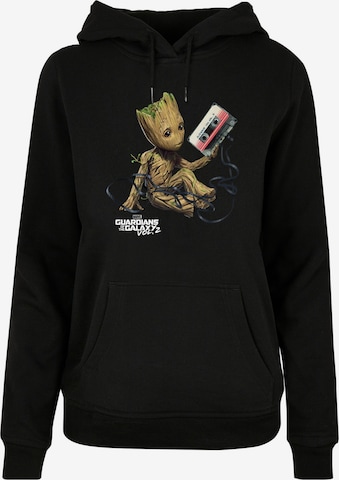 Sweat-shirt 'Marvel Guardians Of The Galaxy Vol2 Groot Tape' F4NT4STIC en noir : devant