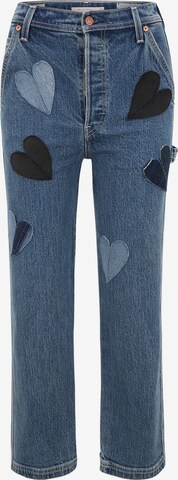 Levi's® Upcycling Regular Jeans 'Kelvyn Colt Design Ribcage Straight' in Blue