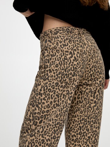 Loosefit Jean Pull&Bear en marron