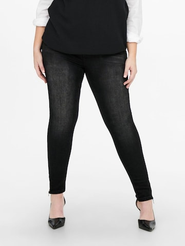 ONLY Carmakoma Slim fit Jeans 'Karla' in Black: front