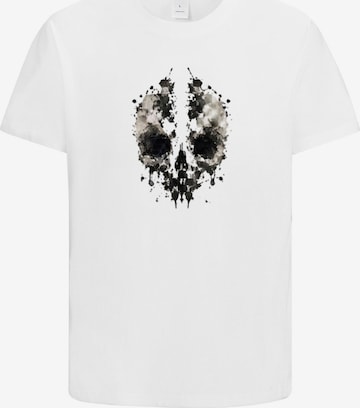 HUSKSWARE Shirt 'Grafik' in Weiß: Vorderseite