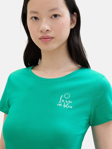 TOM TAILOR DENIM - Camiseta en verde