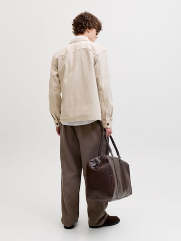 JACK & JONES - Pierna ancha Pantalón en marrón