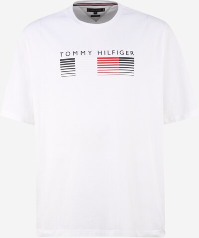 Tommy Hilfiger Big & Tall T-Shirt en bleu foncé / melon / blanc cassé, Vue avec produit