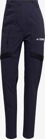 Pantalon outdoor 'Zupahike' ADIDAS TERREX en bleu : devant