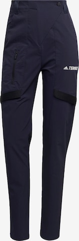 Pantalon outdoor 'Zupahike' adidas Terrex en bleu : devant