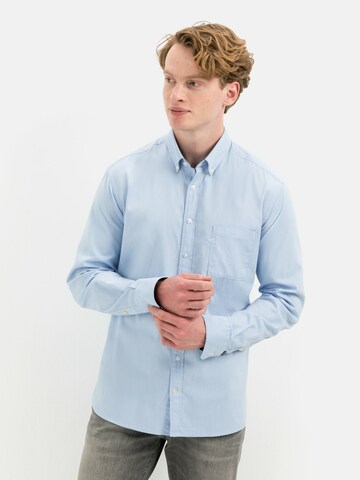 CAMEL ACTIVE Regular fit Button Up Shirt in Blue: front