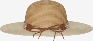 Chapeaux MO en beige : devant