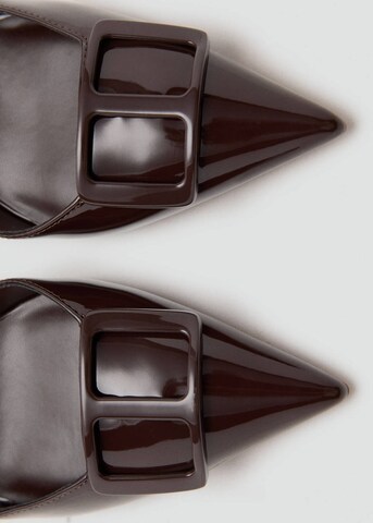 MANGO Slingback Pumps in Brown