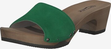 SOFTCLOX Mules 'Kelly S3382' in Green: front