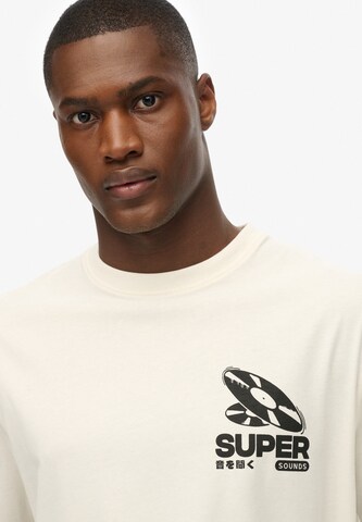 T-Shirt 'Record' Superdry & Co en beige