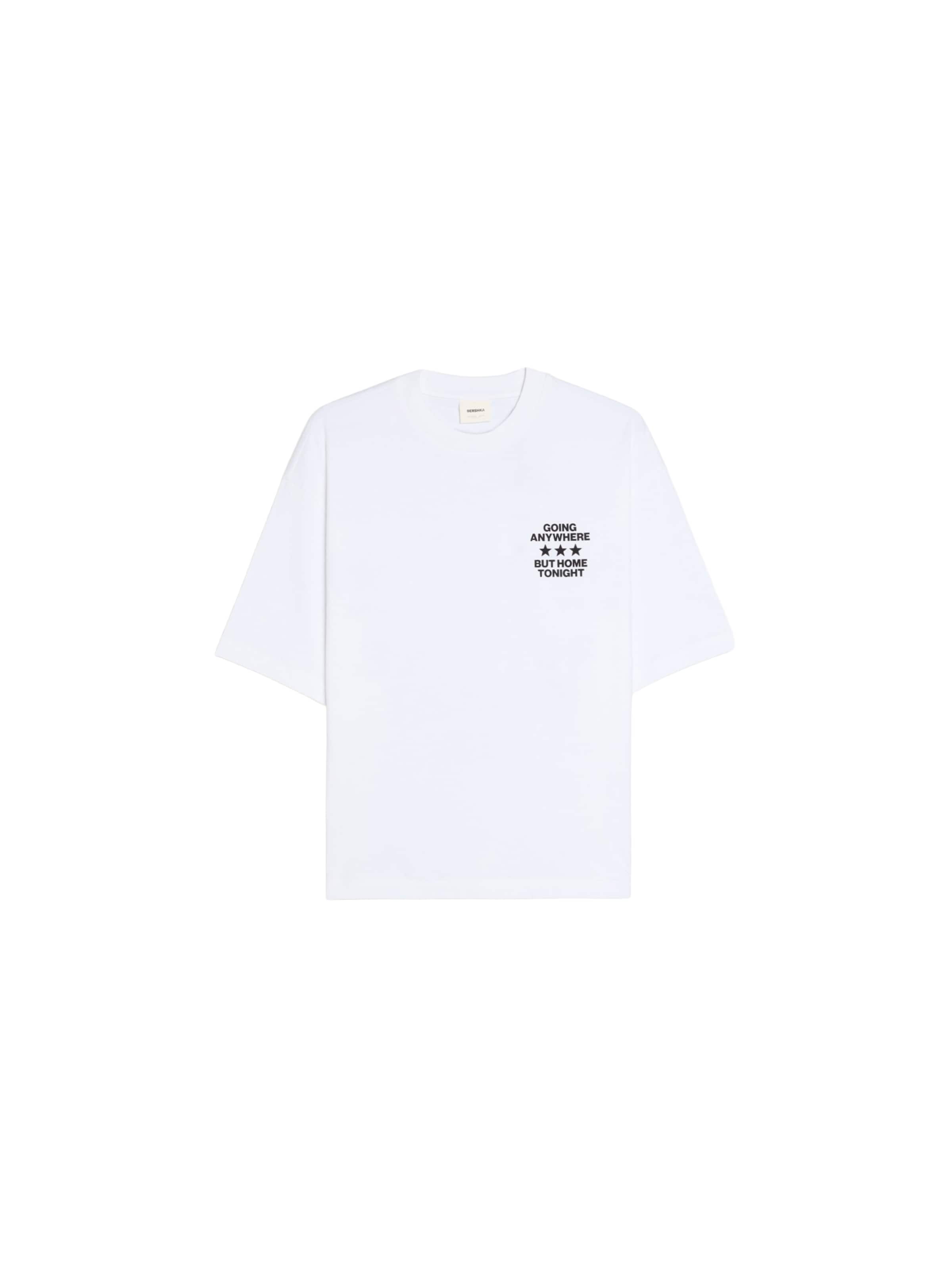 Bershka Shirt in XS in Beige / Navy / Black / White, Item view