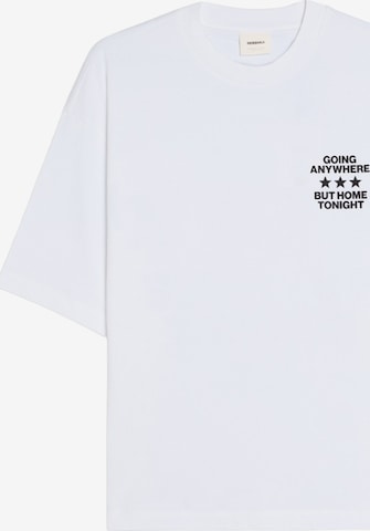 Bershka Shirt in White: front