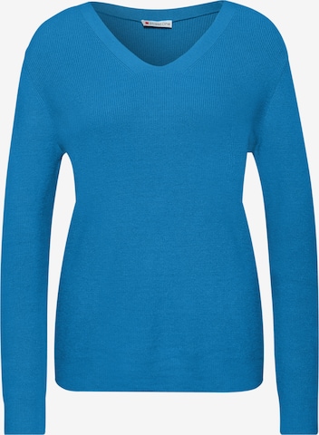 STREET ONE Pullover in Blau: Vorderseite
