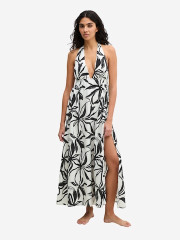 Vêtement de plage ' Abstract Floral ' Marc O'Polo en noir : devant