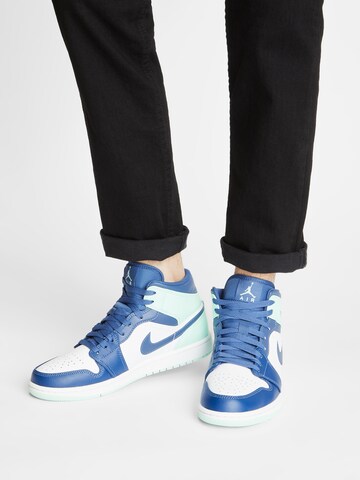 Jordan Sneaker high i blå: forside