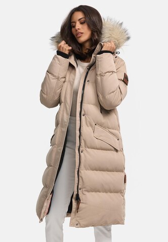 MARIKOO Winter coat 'Schneesternchen' in Beige