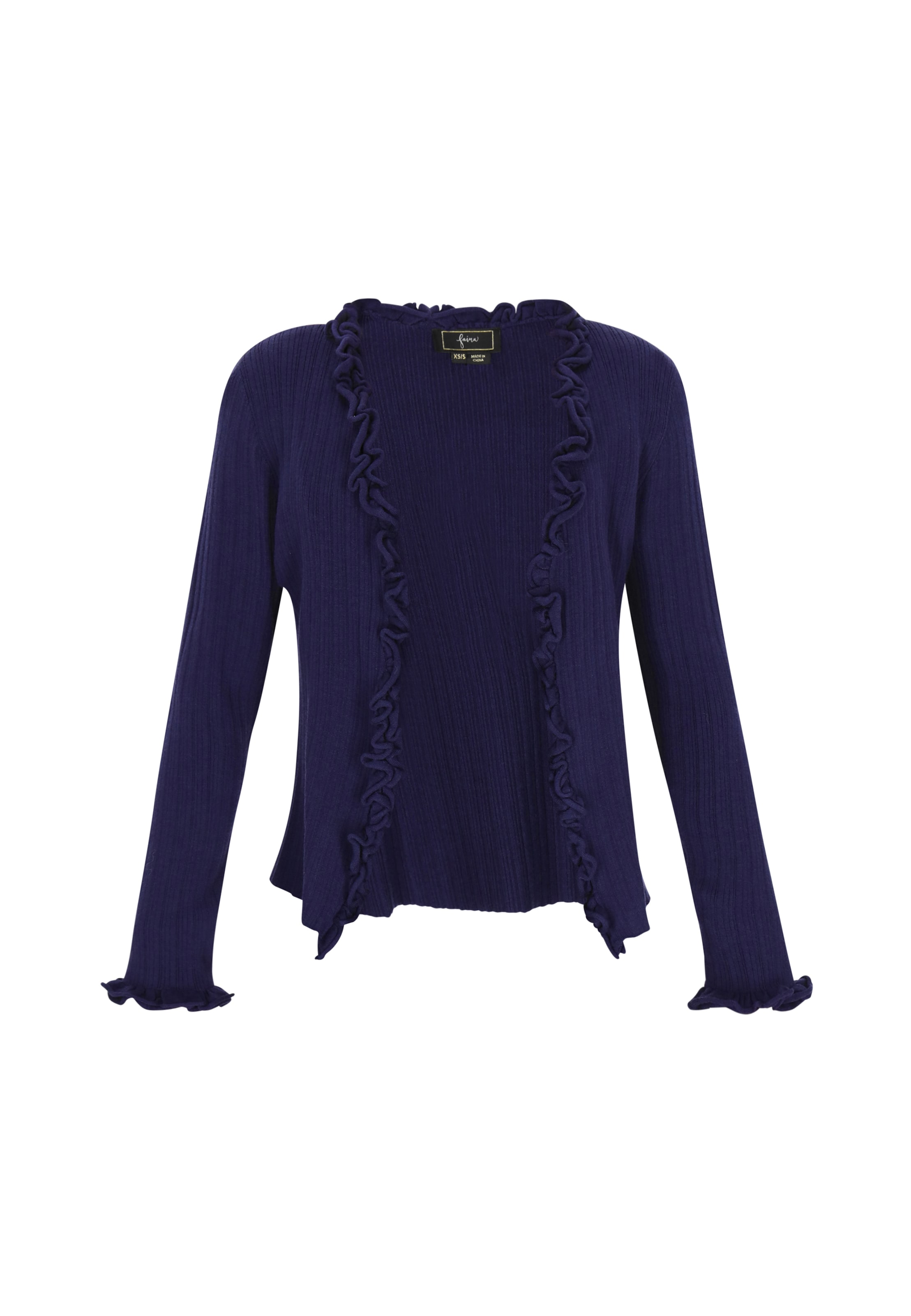 faina - Cárdigan en azul: frente