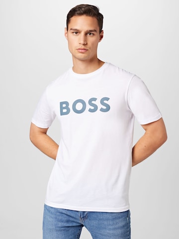 BOSS Tričko 'Thinking 1' – béžová: přední strana