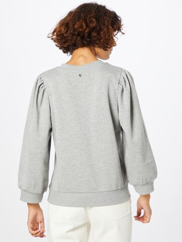 Felpa 'PZSOFIA' di PULZ Jeans in grigio
