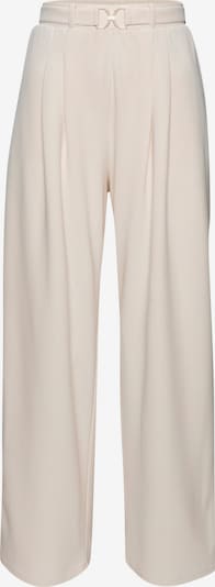 LASCANA Bundfaltenhose in 34 in hellbeige, Produktansicht