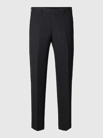 Pantalon à plis SELECTED en noir : devant