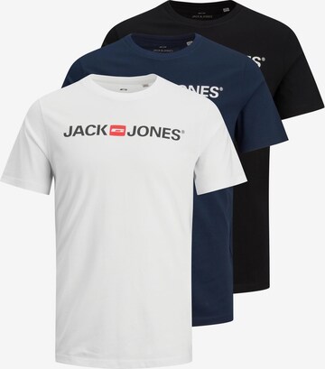 T-shirt bleu brodé Jack & Jones