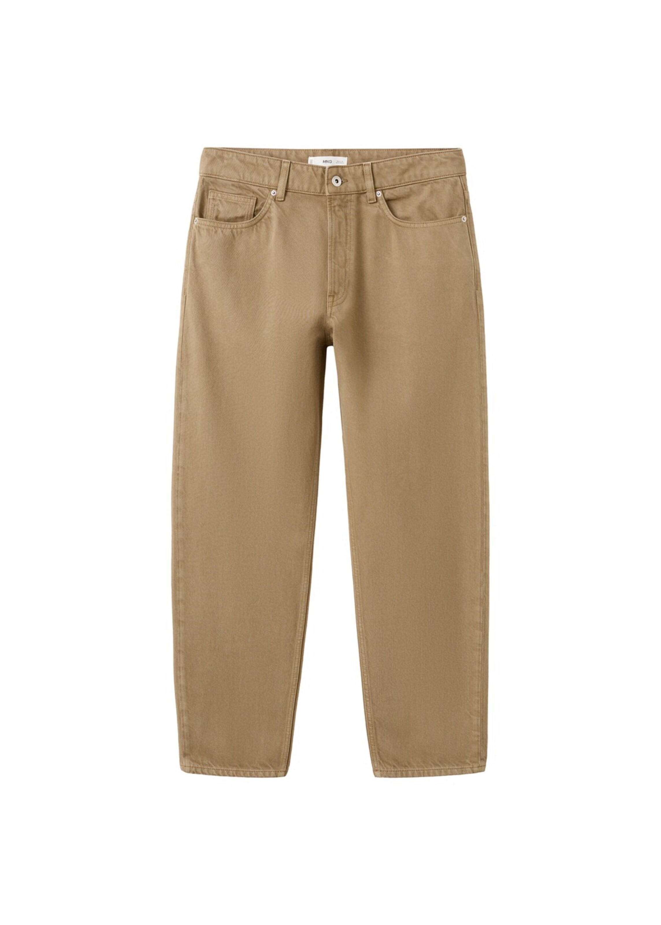 MANGO MAN Regular Jeans 'Sammy' in Beige: front
