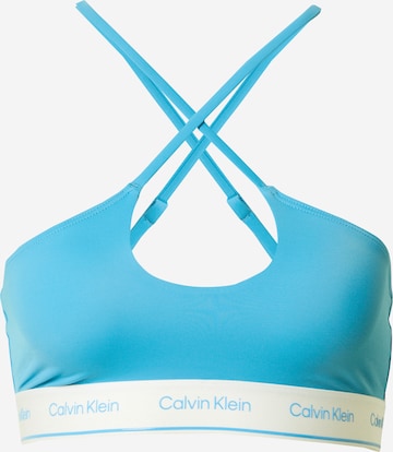 Calvin Klein Swimwear Bustier Bikinitop in Blau: Vorderseite