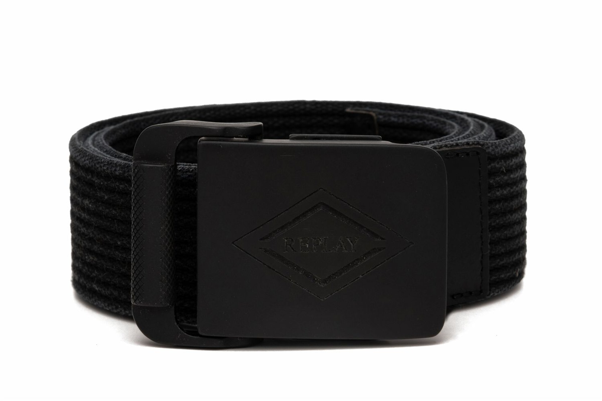 REPLAY Belt in Black: front