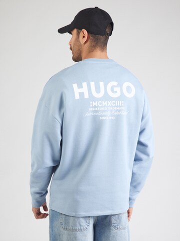 HUGO Sweatshirt 'Naviu' in Blau: Vorderseite