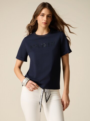 T-shirt oltre en bleu : devant